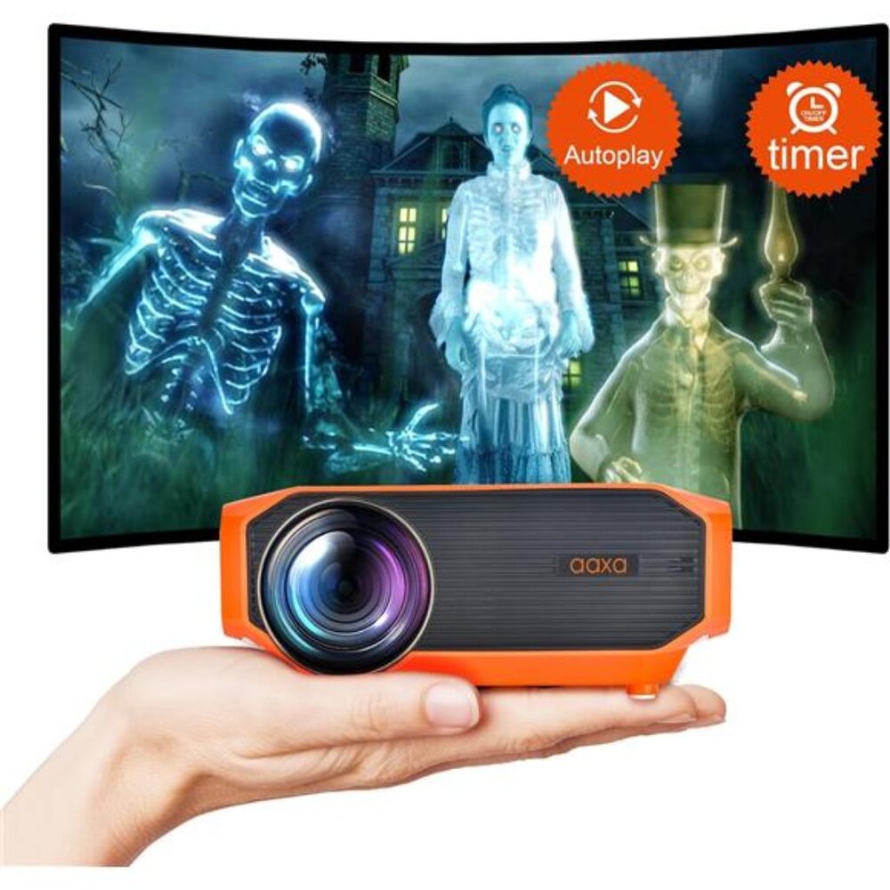 Halloween Projector for Haunted Windows Holographic ProjectionsHologram Movie
